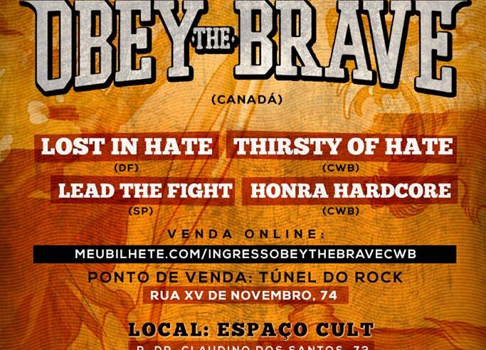10/05 – Obey The Brave em Curitiba